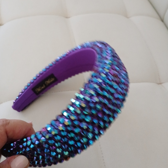 Accessories - Sparkling Purple and Blue Headband